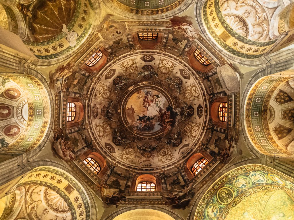 Ceiling, San Vitale basilisk, Ravenna